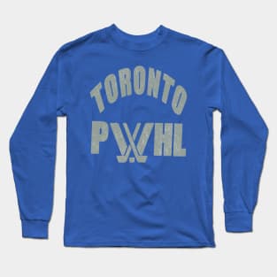 Toronto Pwhl distressed effect Long Sleeve T-Shirt